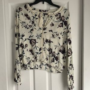 Long Sleeve Floral Top